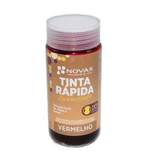 Tinta atanado rápida Novax 90ml - Vermelho