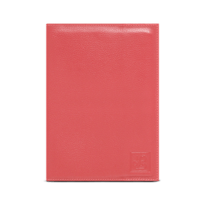 Caderno de Couro Vermelho