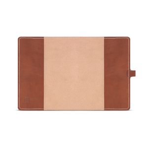 Capa de Caderno de Couro WP Caramelo